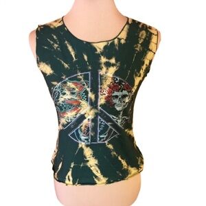 The wheel tie dye Grateful Dead top